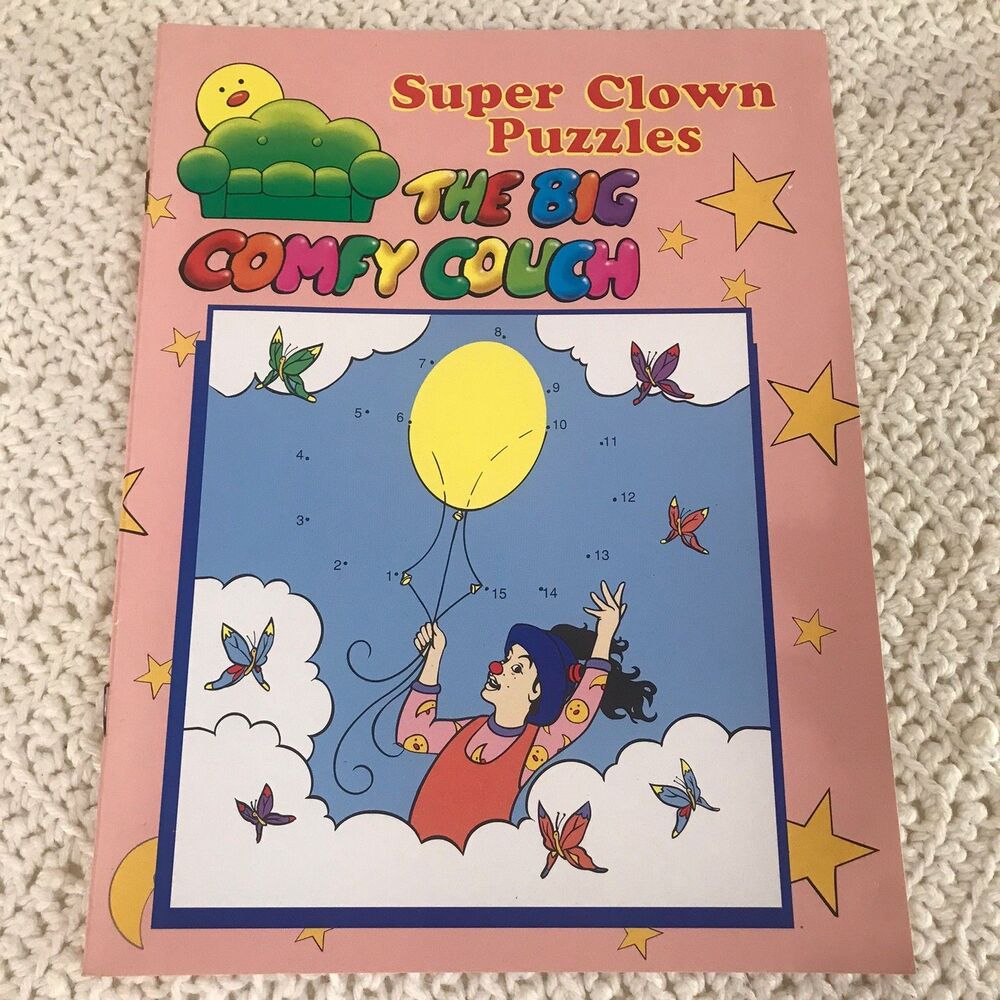 Rare vintage big comfy couch coloring Activity book